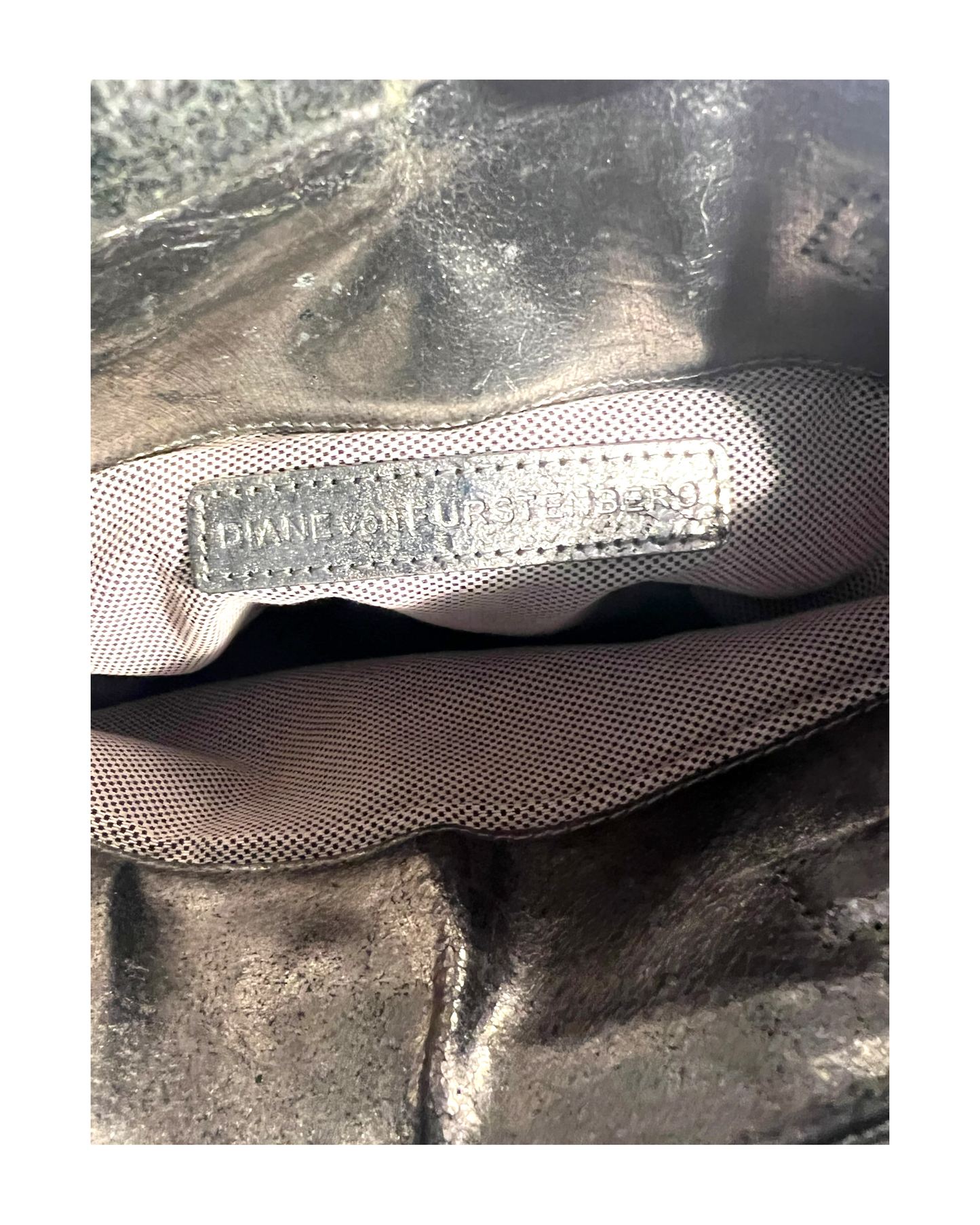 Vintage Diane Von Furstenberg Bonnie Foldover Clutch