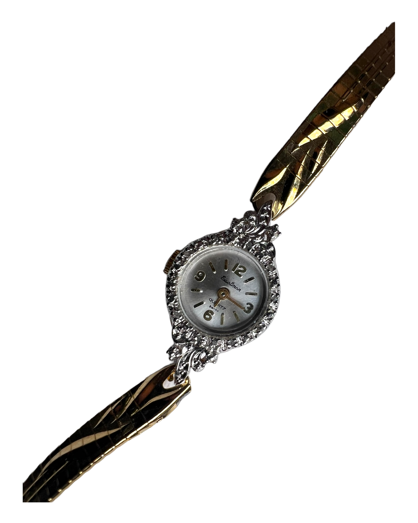 Vintage Eastman Intricate Gold Clasp Watch