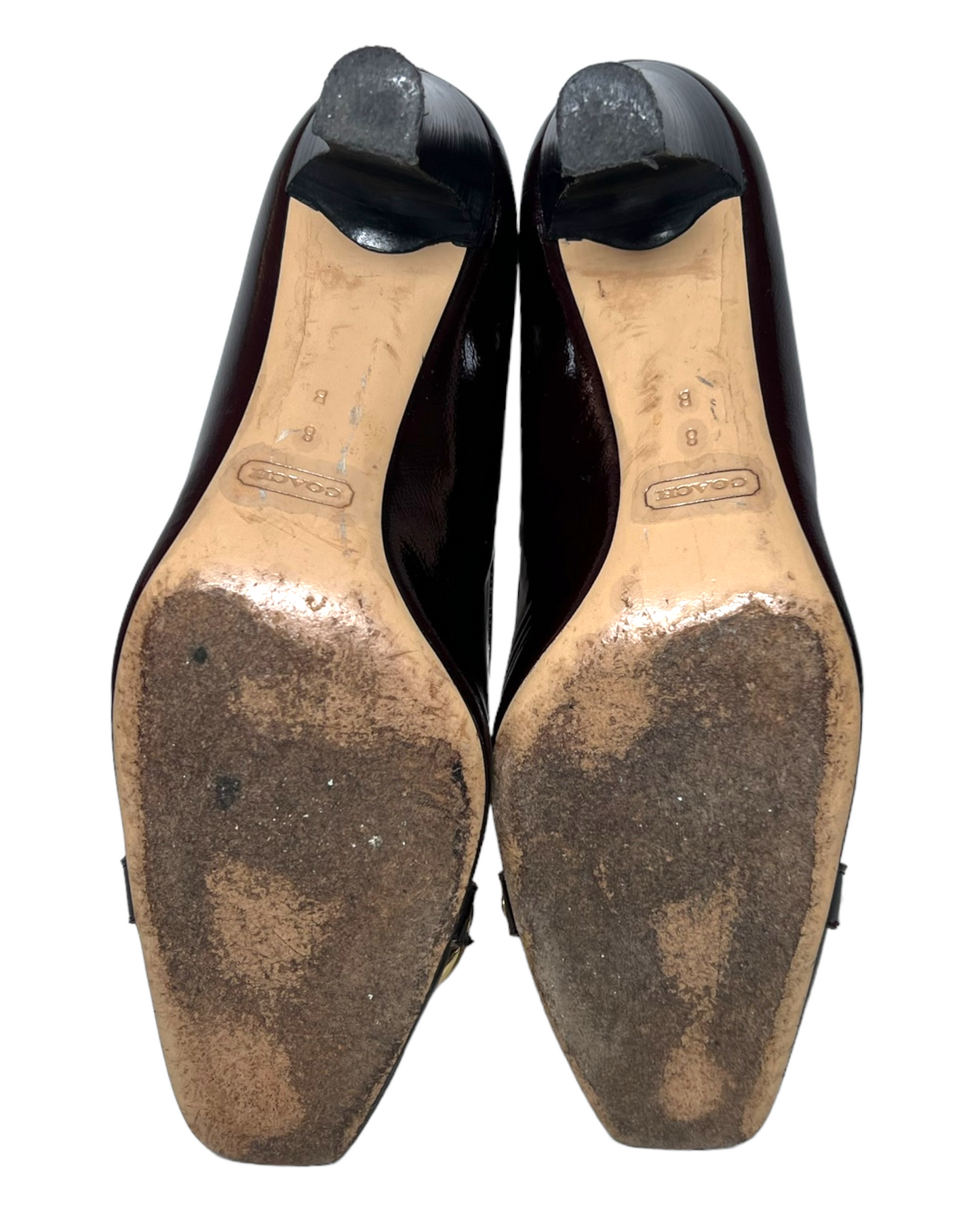 Vintage Coach Buckle Heels