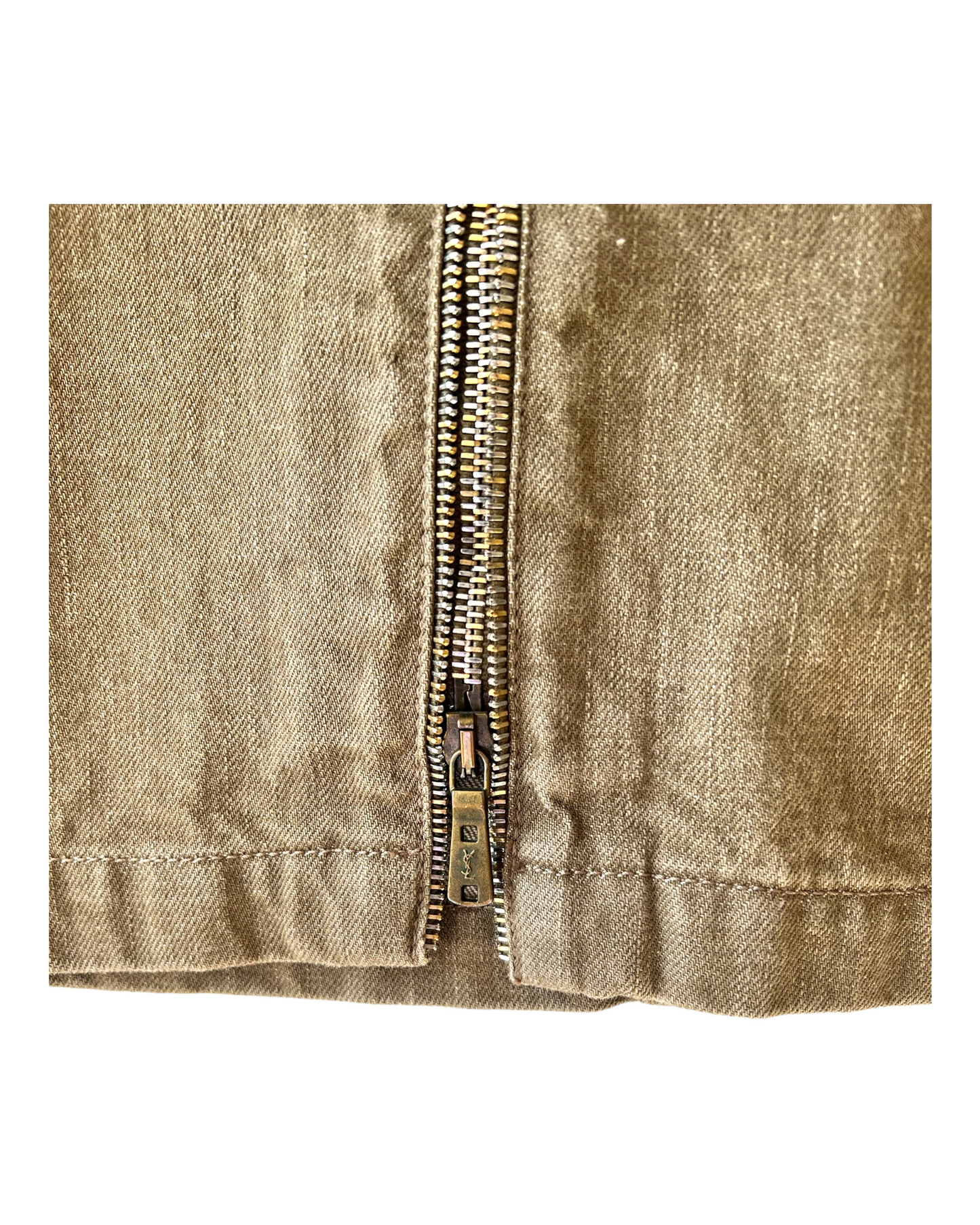 Vintage 2006 Yves Saint Laurent Rive Gauche Safari Skirt