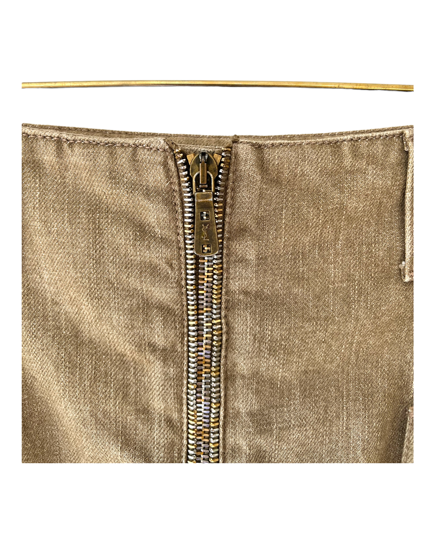 Vintage 2006 Yves Saint Laurent Rive Gauche Safari Skirt