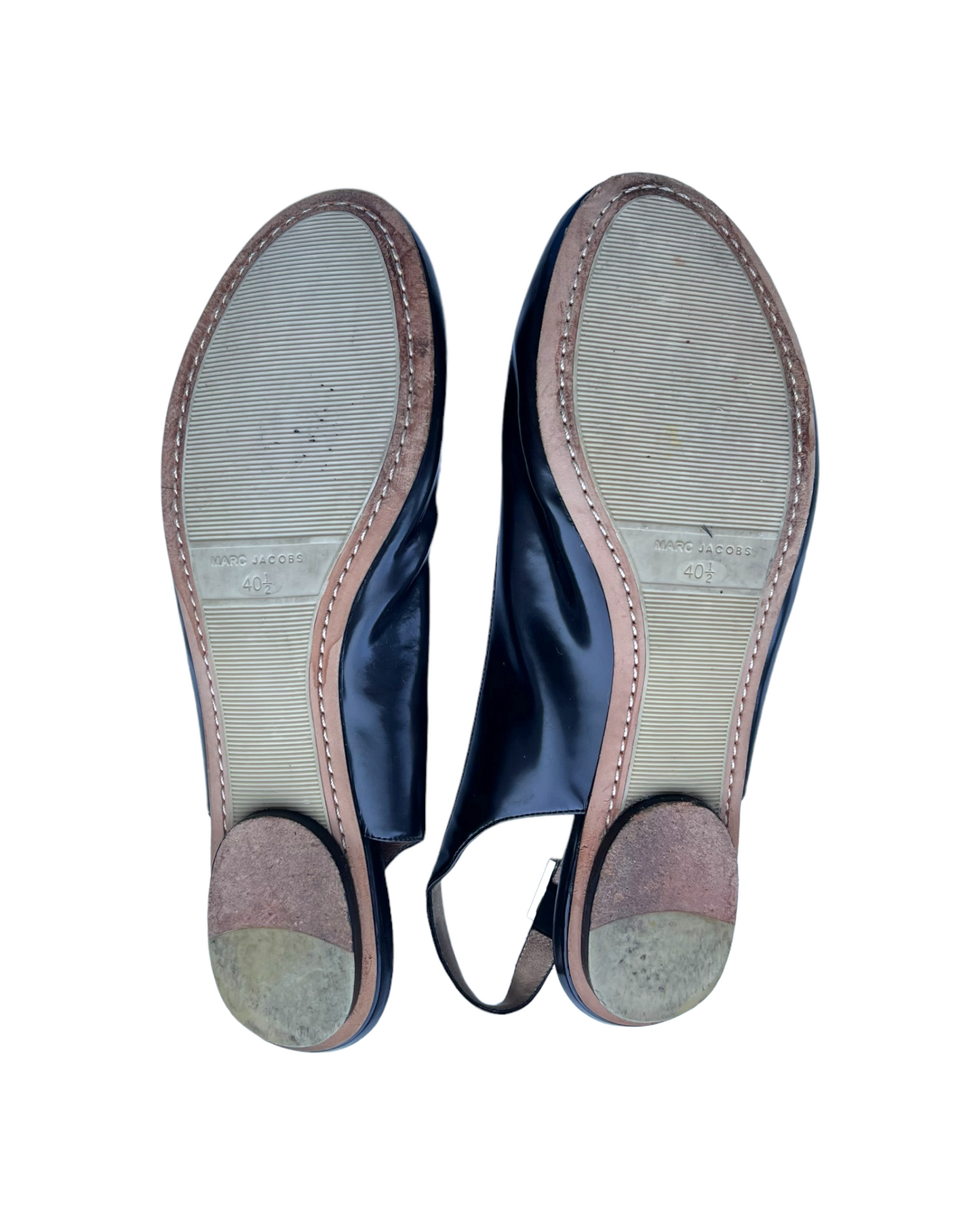 Vintage Marc Jacobs Patent Leather Slingback Flats
