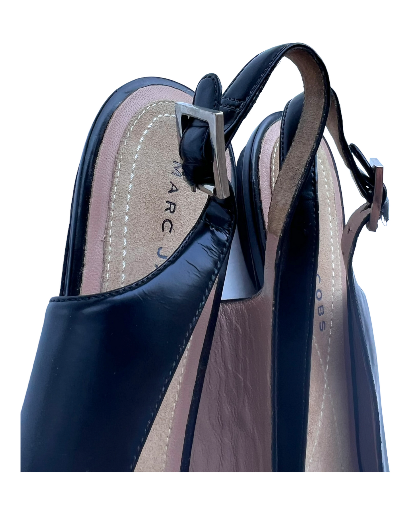 Vintage Marc Jacobs Patent Leather Slingback Flats