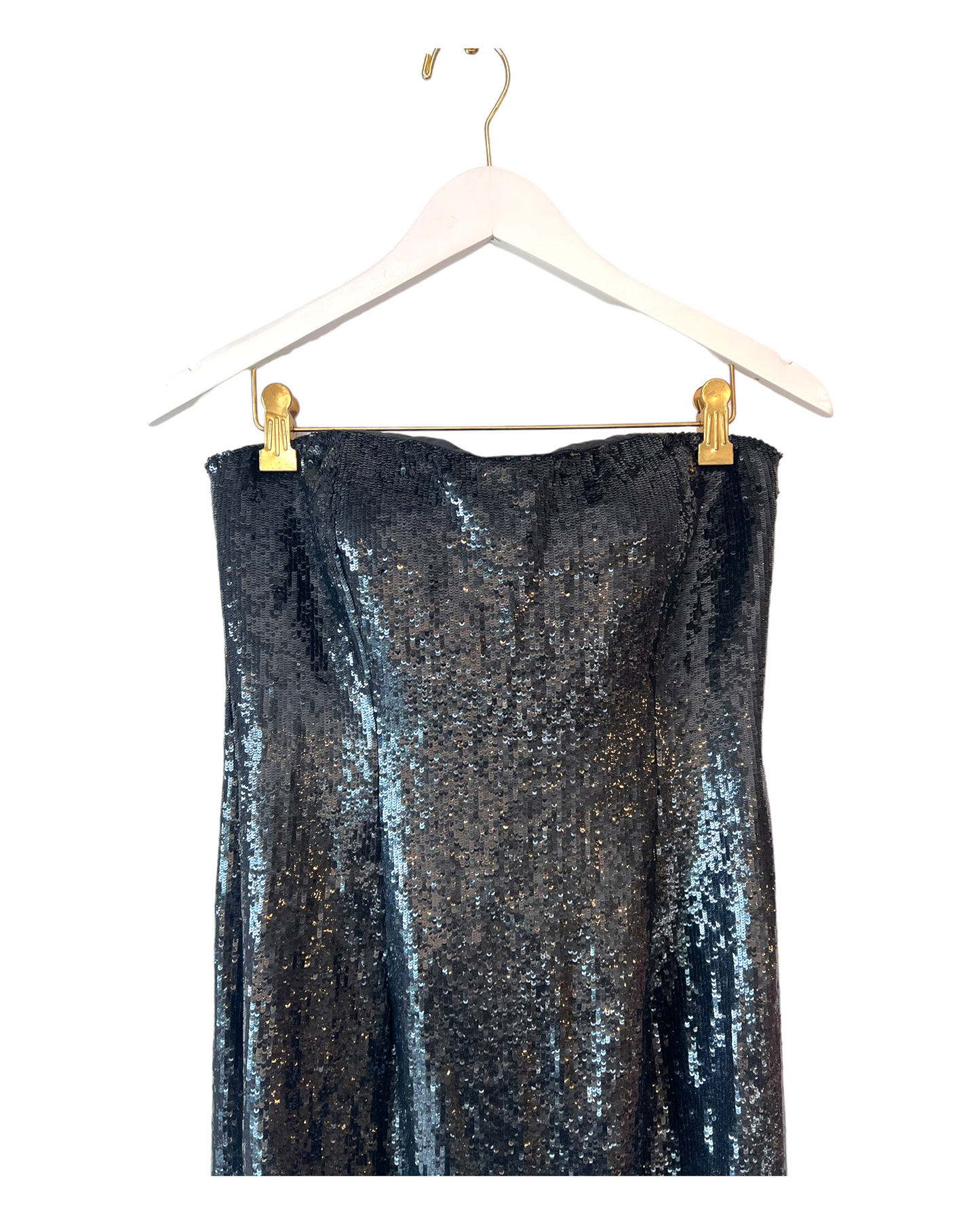 Vintage Oscar De La Renta Sequin Gown