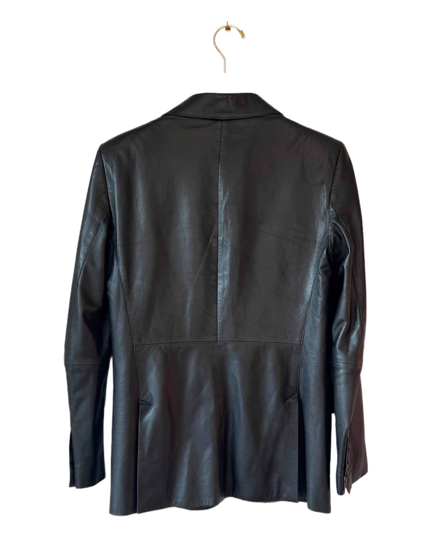 Vintage Giorgio Armani Leather Blazer