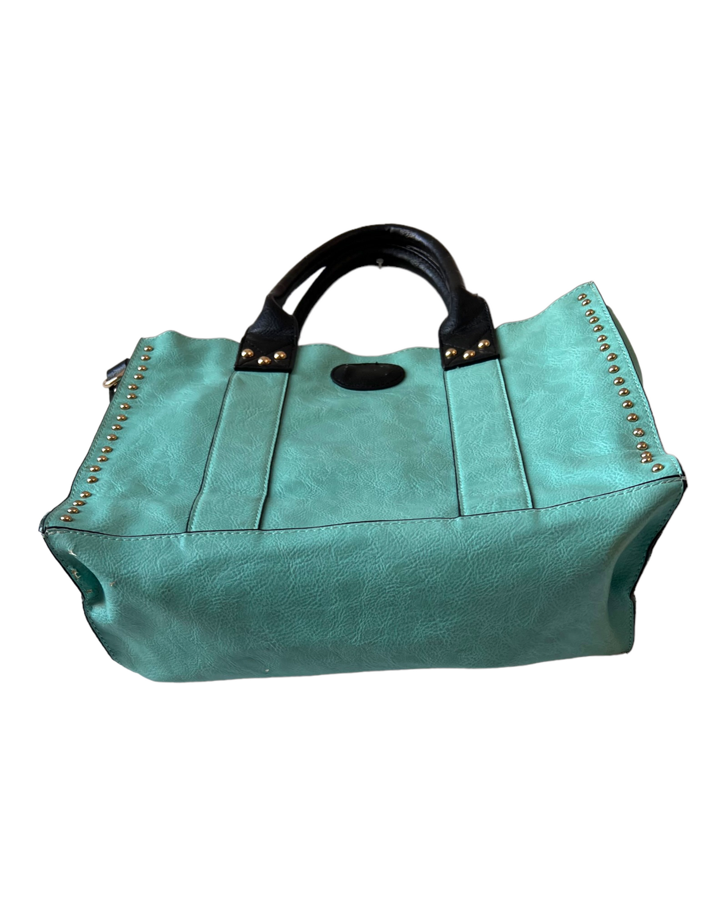 Vintage 2000 Studded Leather Hobo Bag