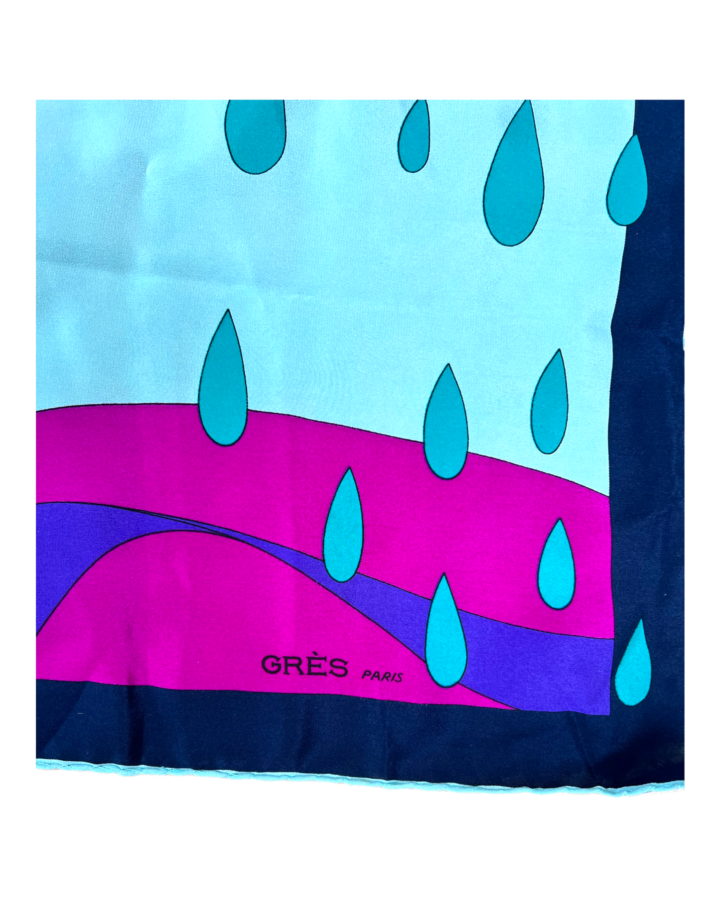 Vintage 1990's Grés Paris Silk Scarf