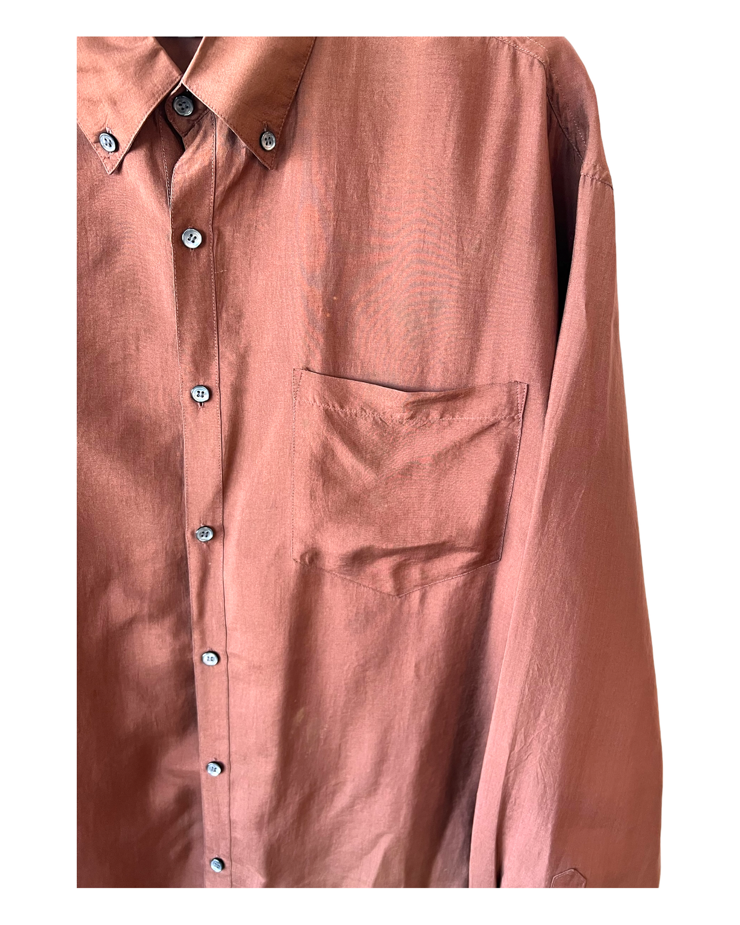 Vintage TWEEDS Silk Button-Up Top