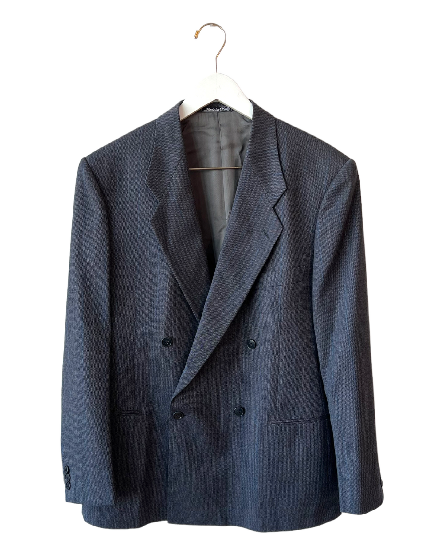 Vintage Giorgio Armani Double-Breasted Grey Suit