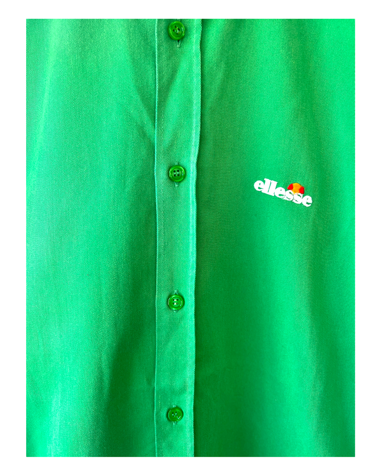 Vintage Ellesse Classic Button-Up Top