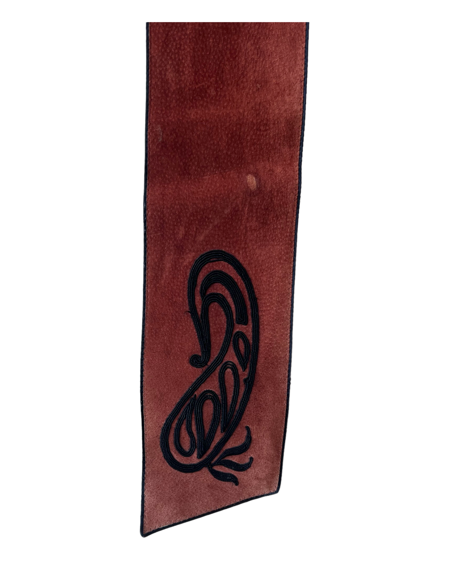 Vintage 1970's Wide Suede Belt