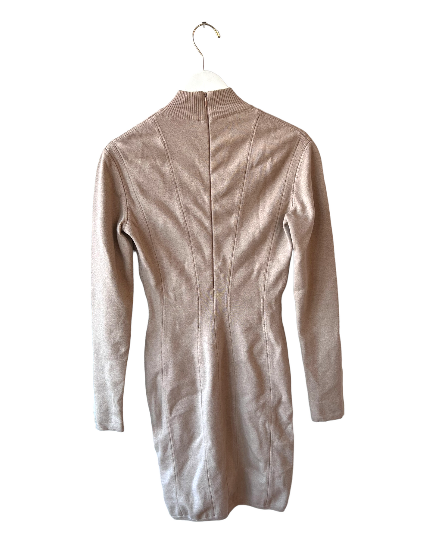 Vintage Alaïa Mock-Neck Mini Dress