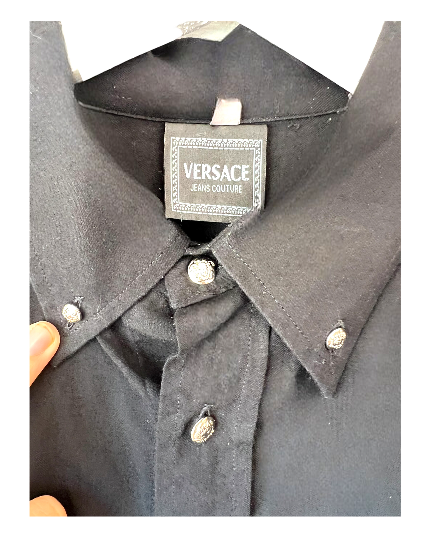 Vintage Versace Button-Up Top