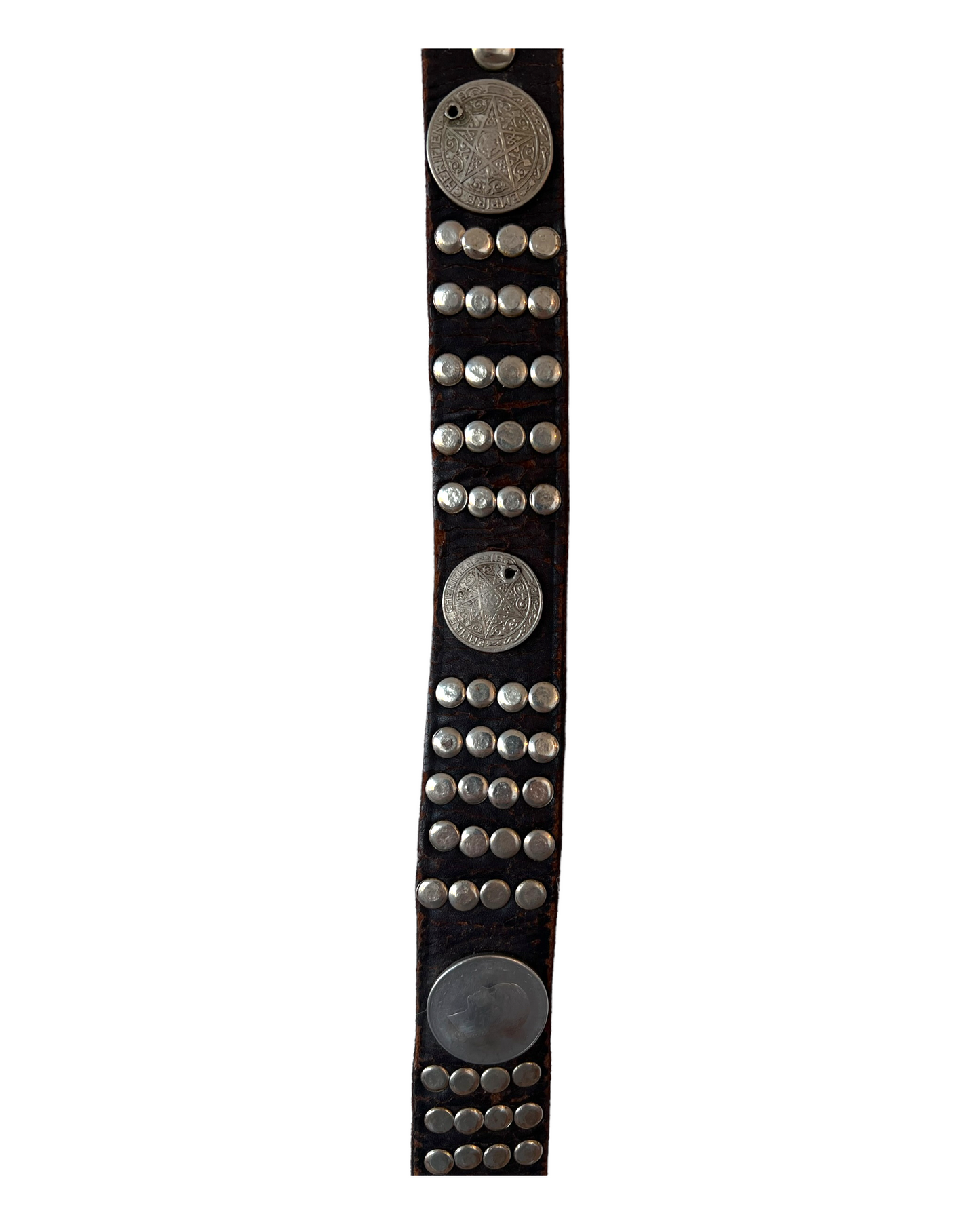 Vintage 1980's Studded Coin Belt