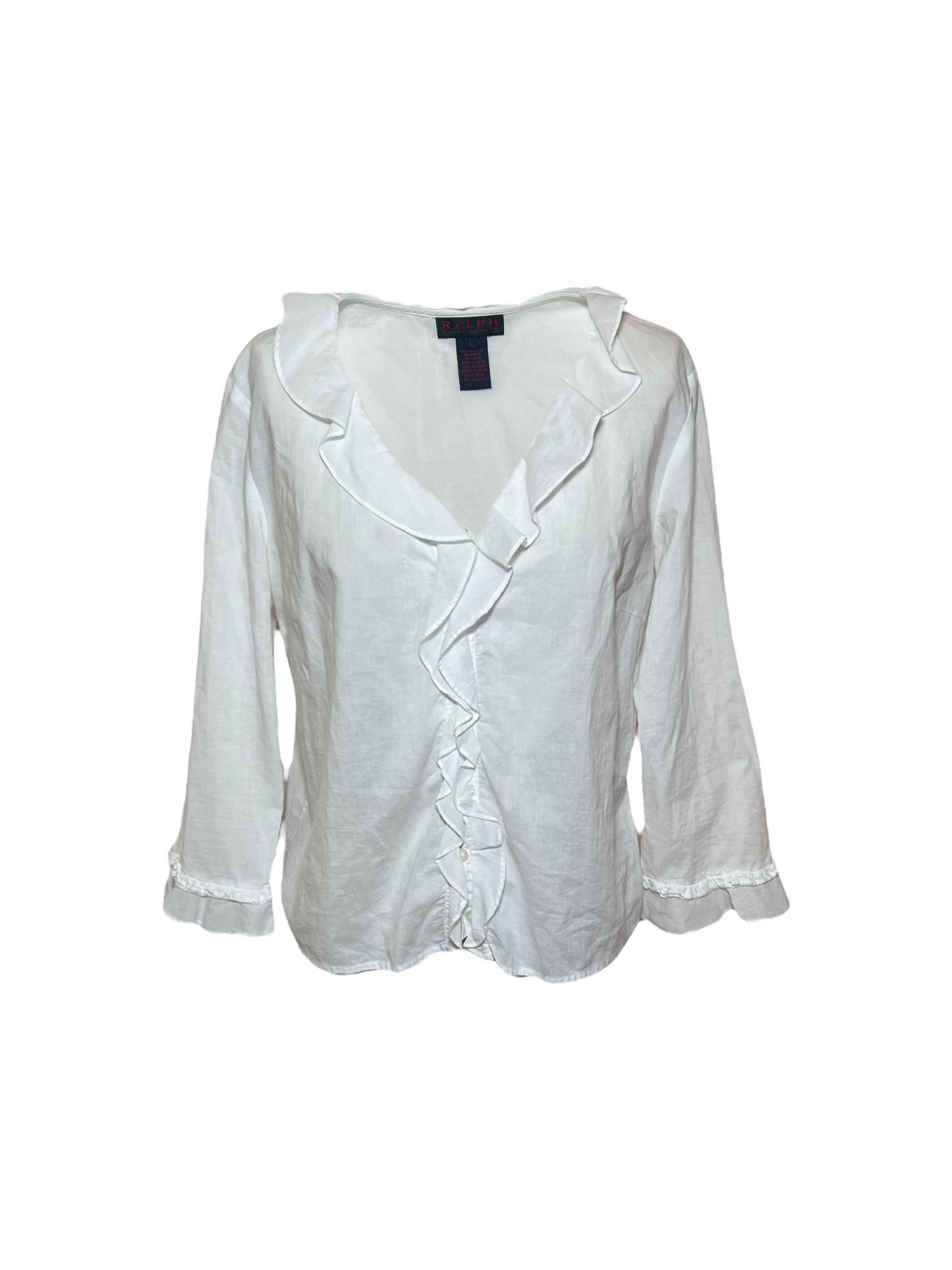 Vintage Ralph Lauren Ruffled Blouse
