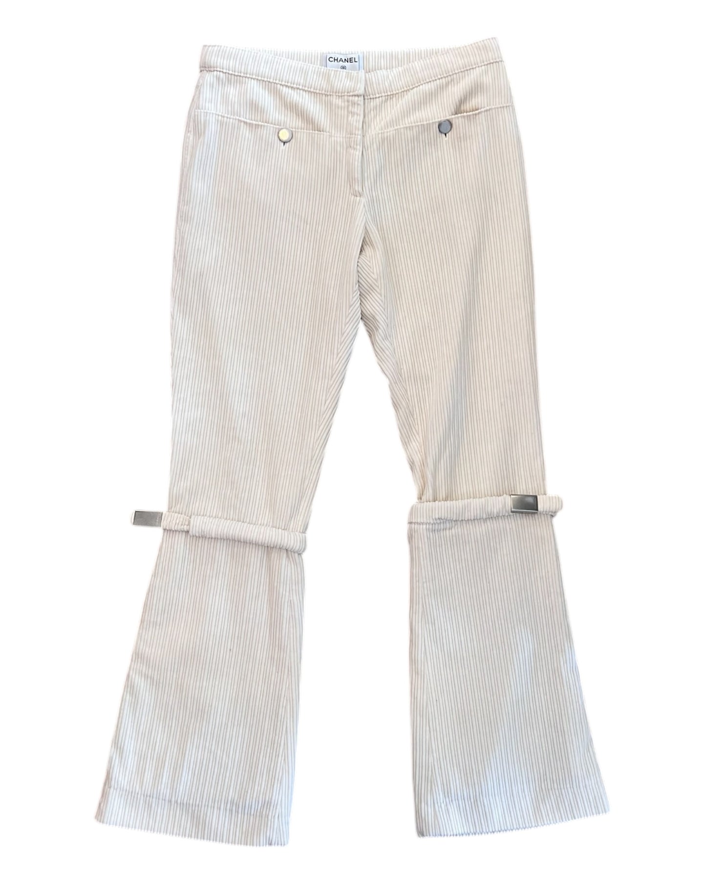Vintage 2006 Chanel Corduroy Flare Pants