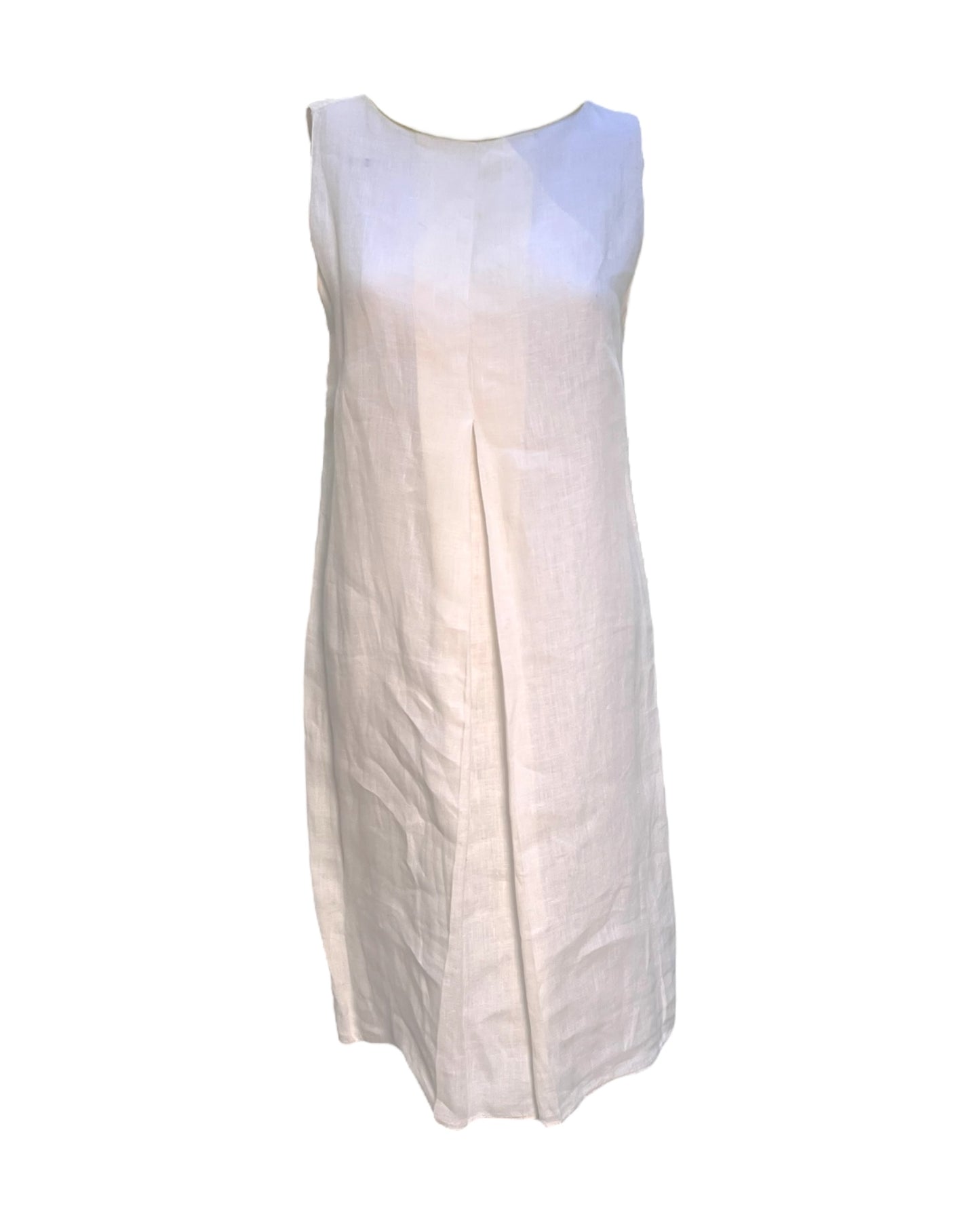 Vintage 2000 Krizia White Linen Dress