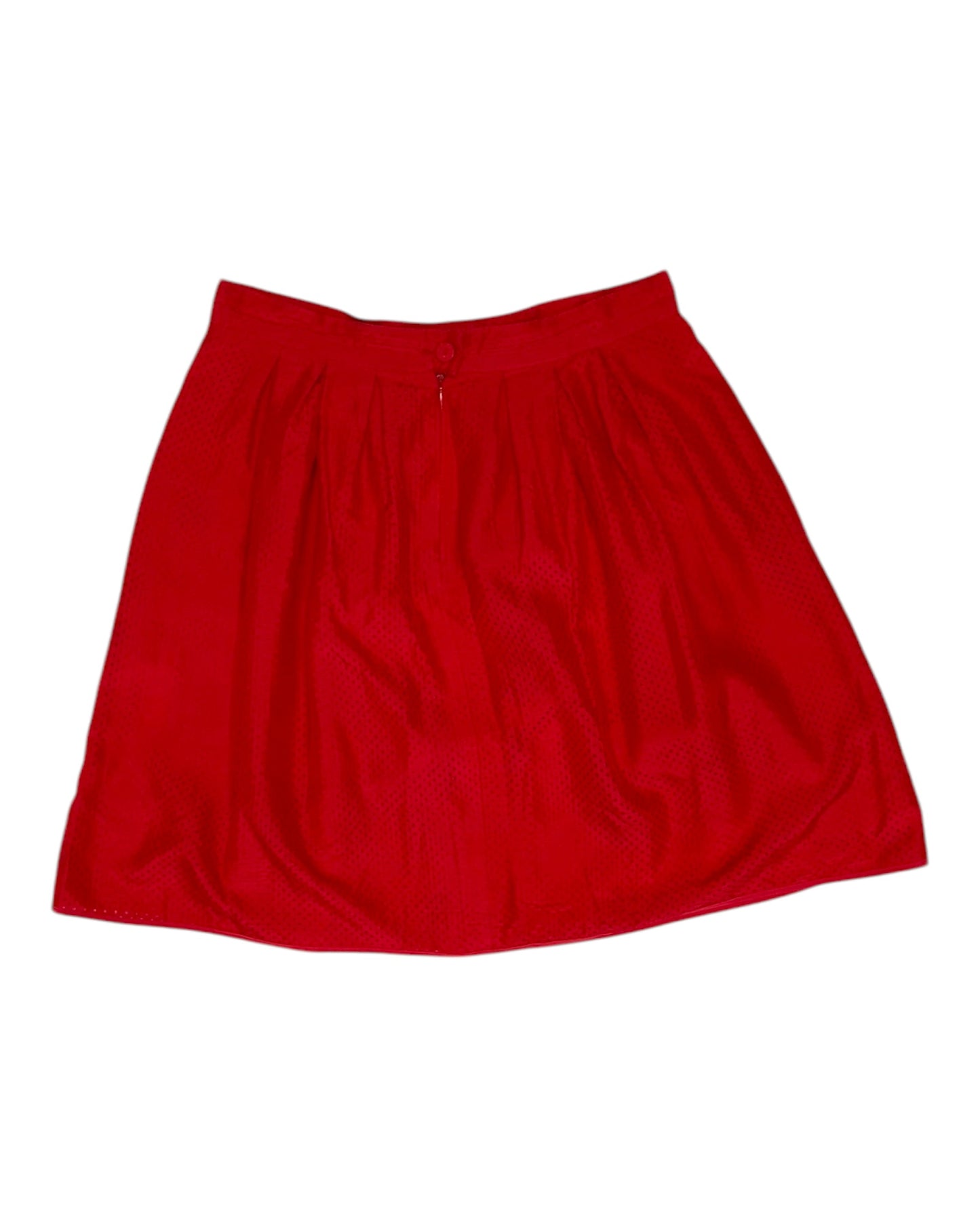 2000s Fendi Mini Red Sporty Skirt