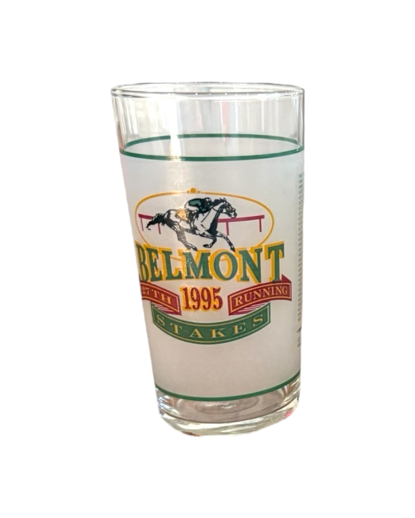 Vintage Belmont Stakes Glasses