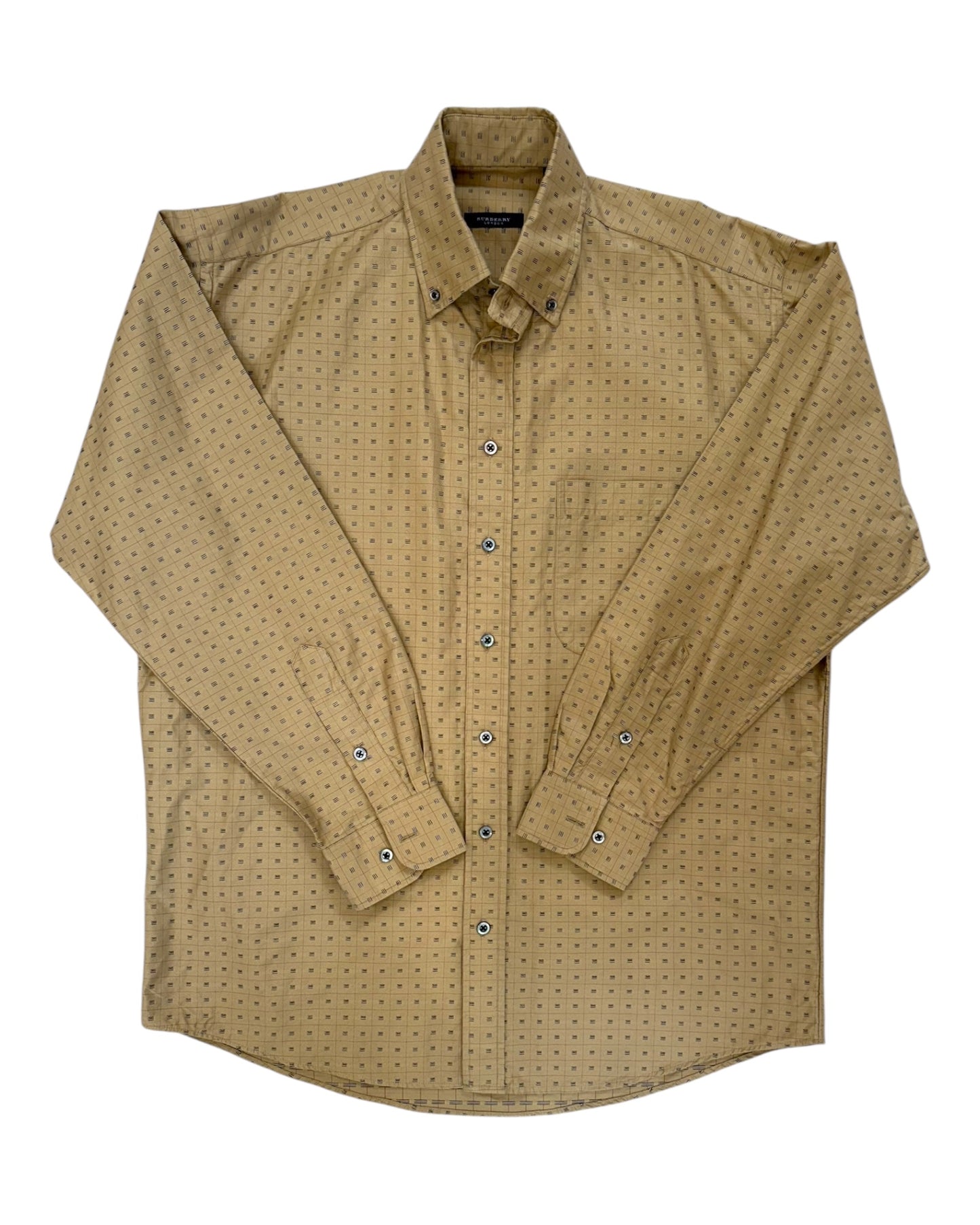 Vintage Burberry Button-Up Top