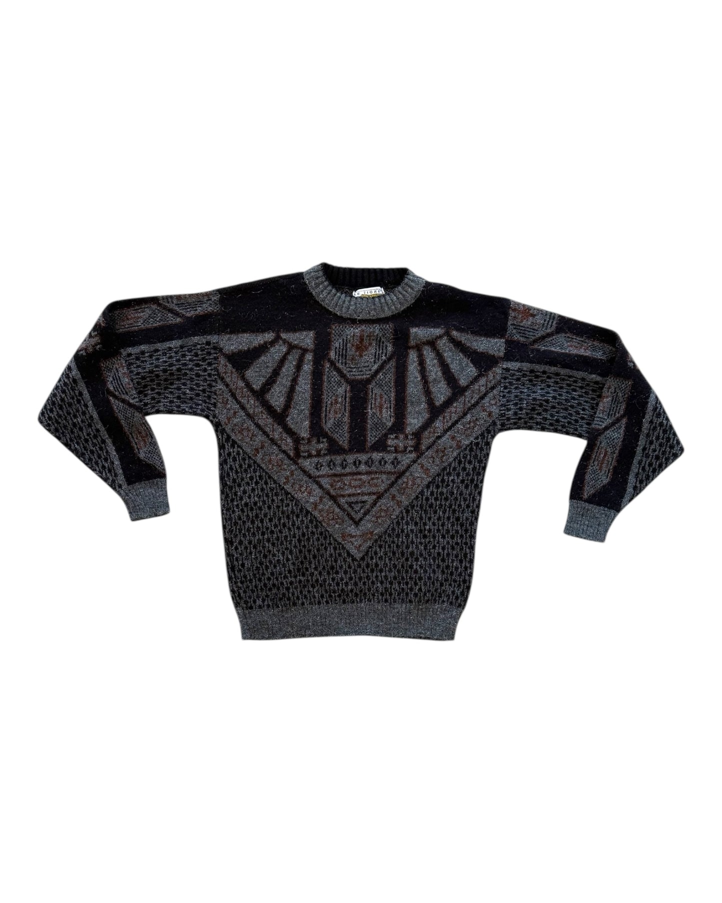 Vintage Grey Shimmer Sweater