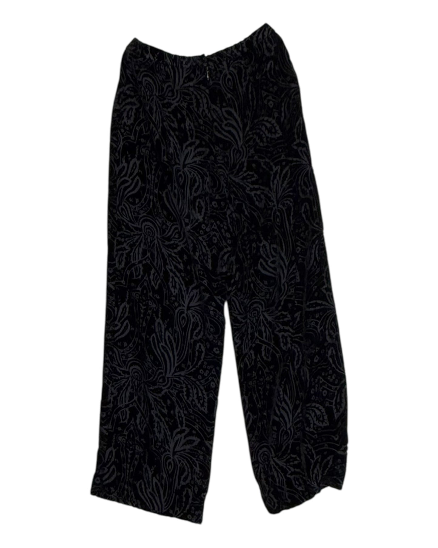 Vintage Oscar de la Renta Black Velvet Pants