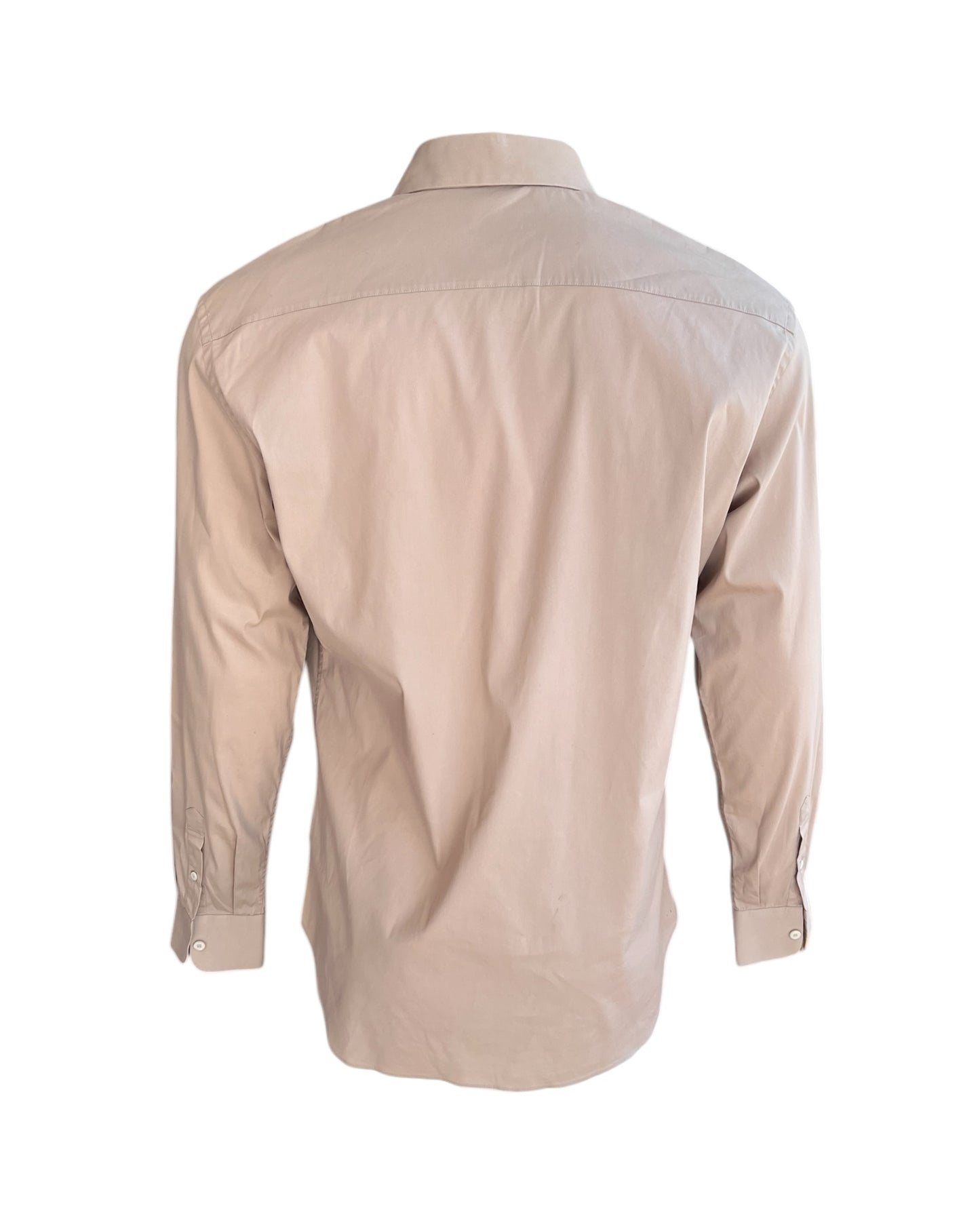 Vintage 2007 Prada Tan Button-Up Shirt