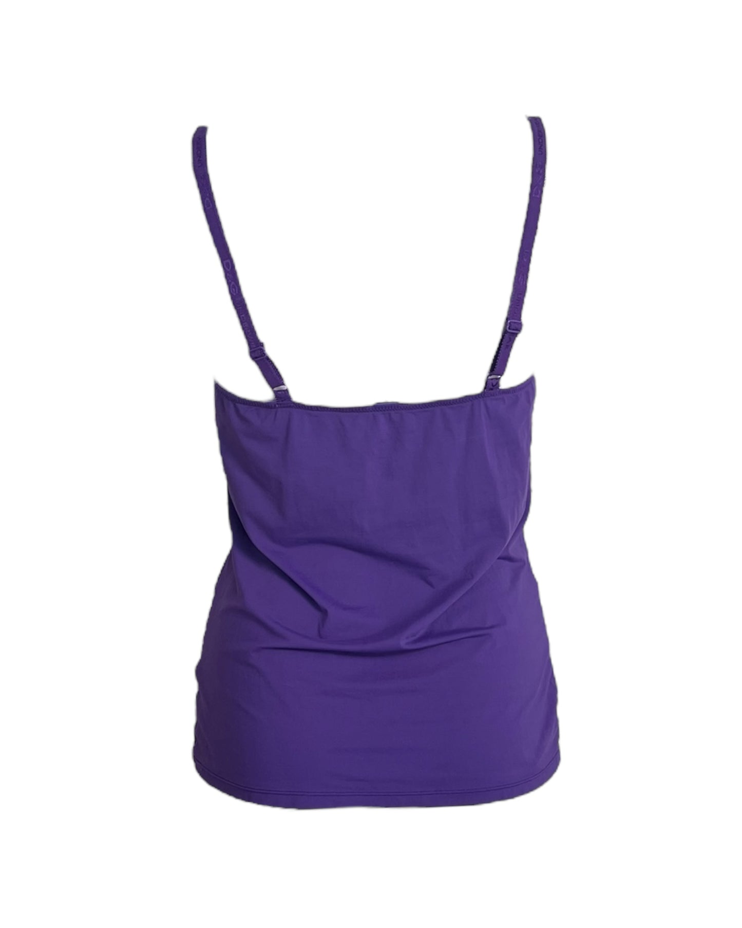 Vintage 2000s D&G Purple Lace Lingerie Top