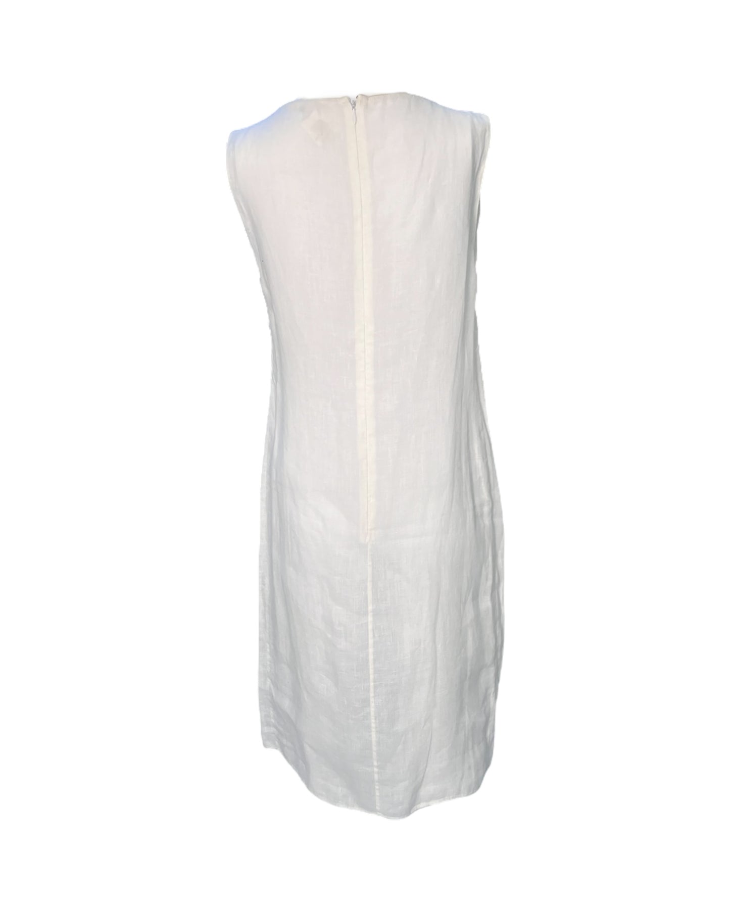 Vintage 2000 Krizia White Linen Dress