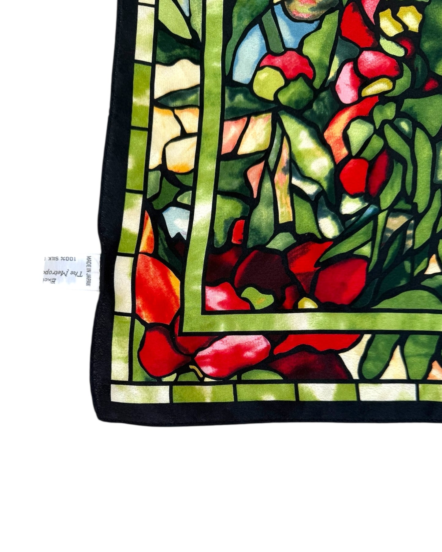 Vintage Stained Glass Silk Scarf from the Metropolitan Museum of Art
