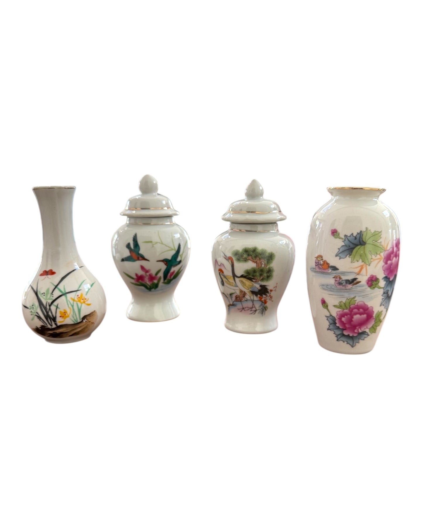 Vintage Mini Ginger Jars