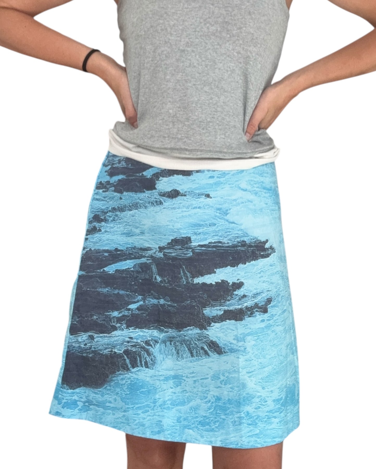 Vintage Ocean Mini Skirt