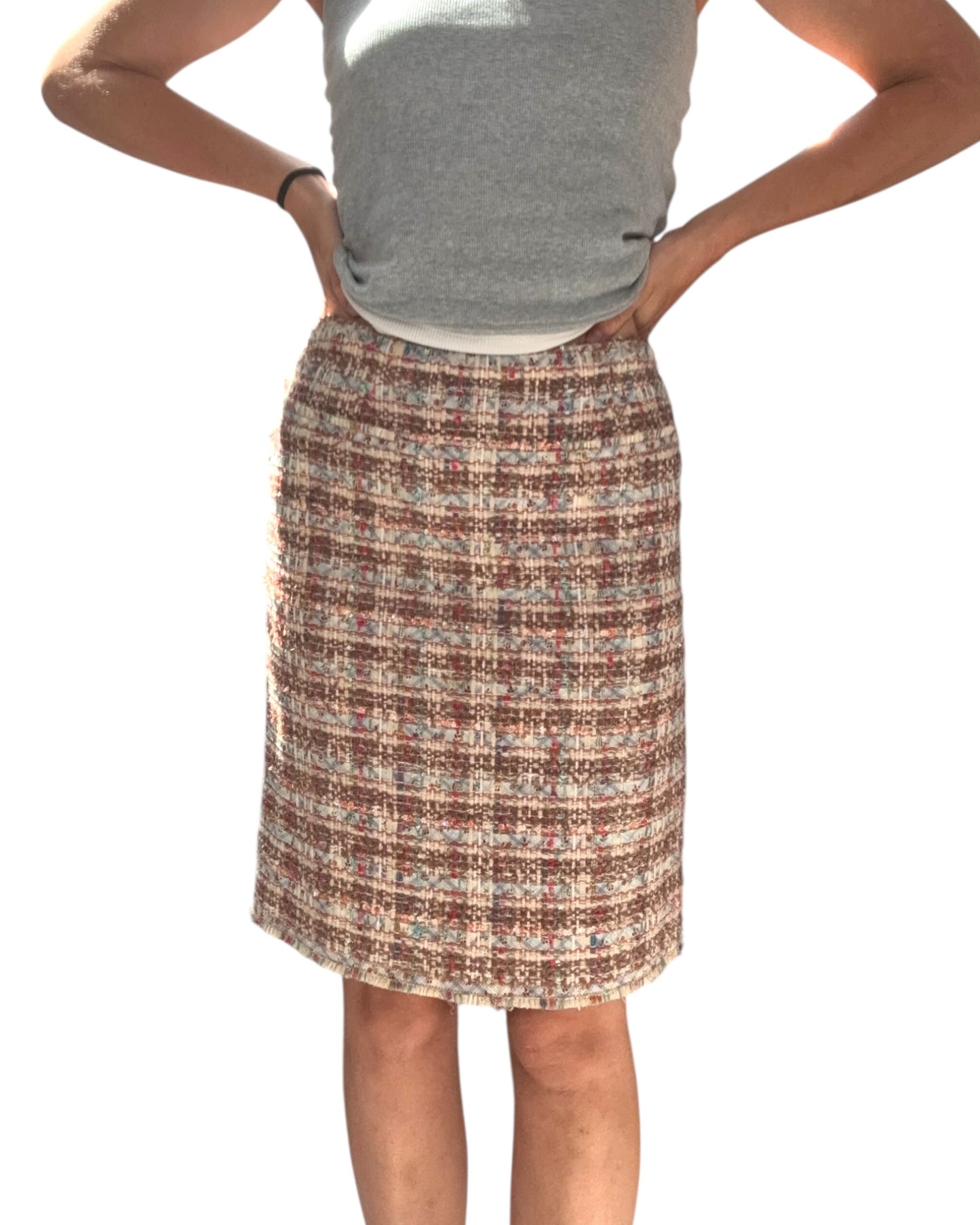 Pre-Loved Chanel Tweed Skirt