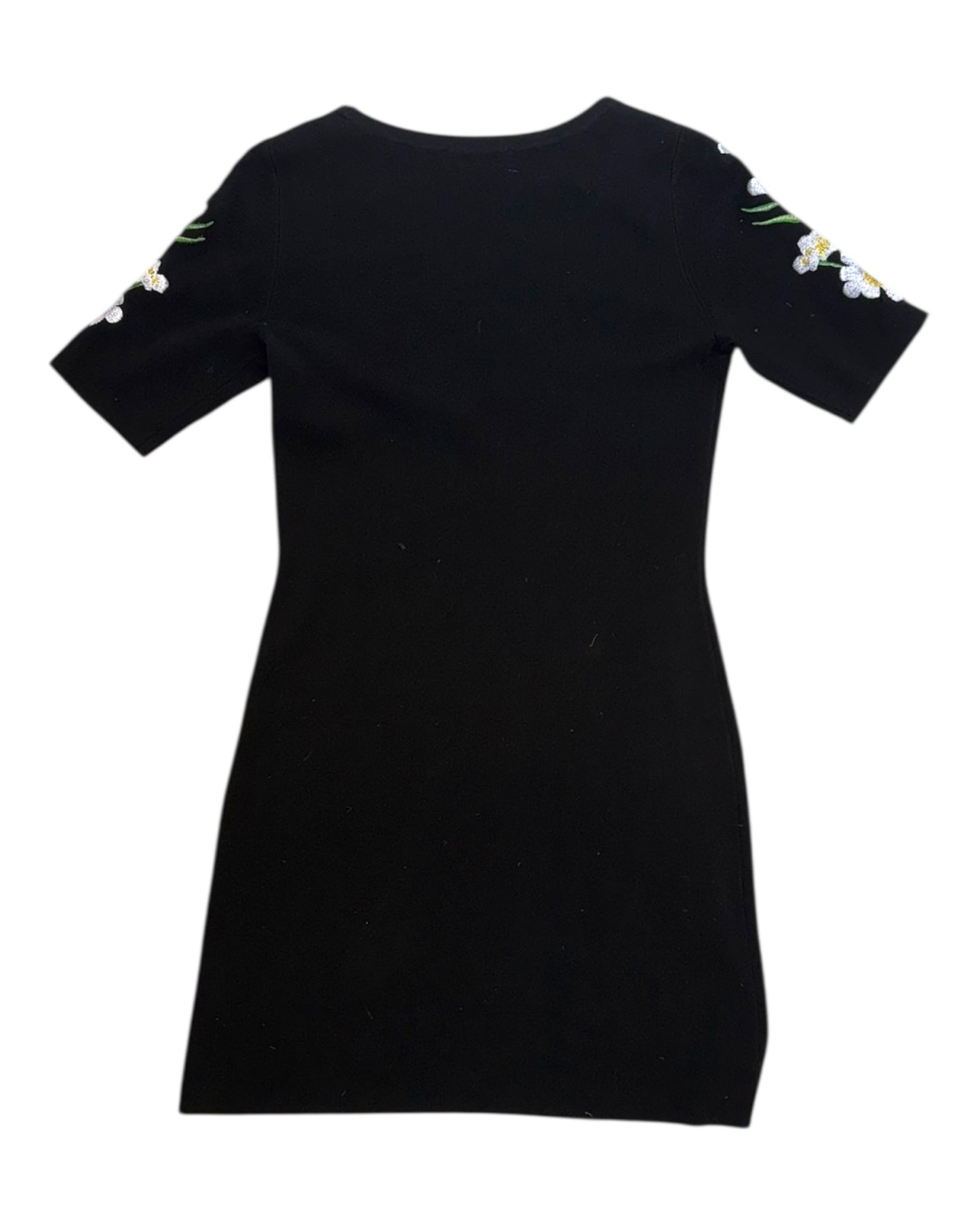 Vintage Floral Embroidered Dress