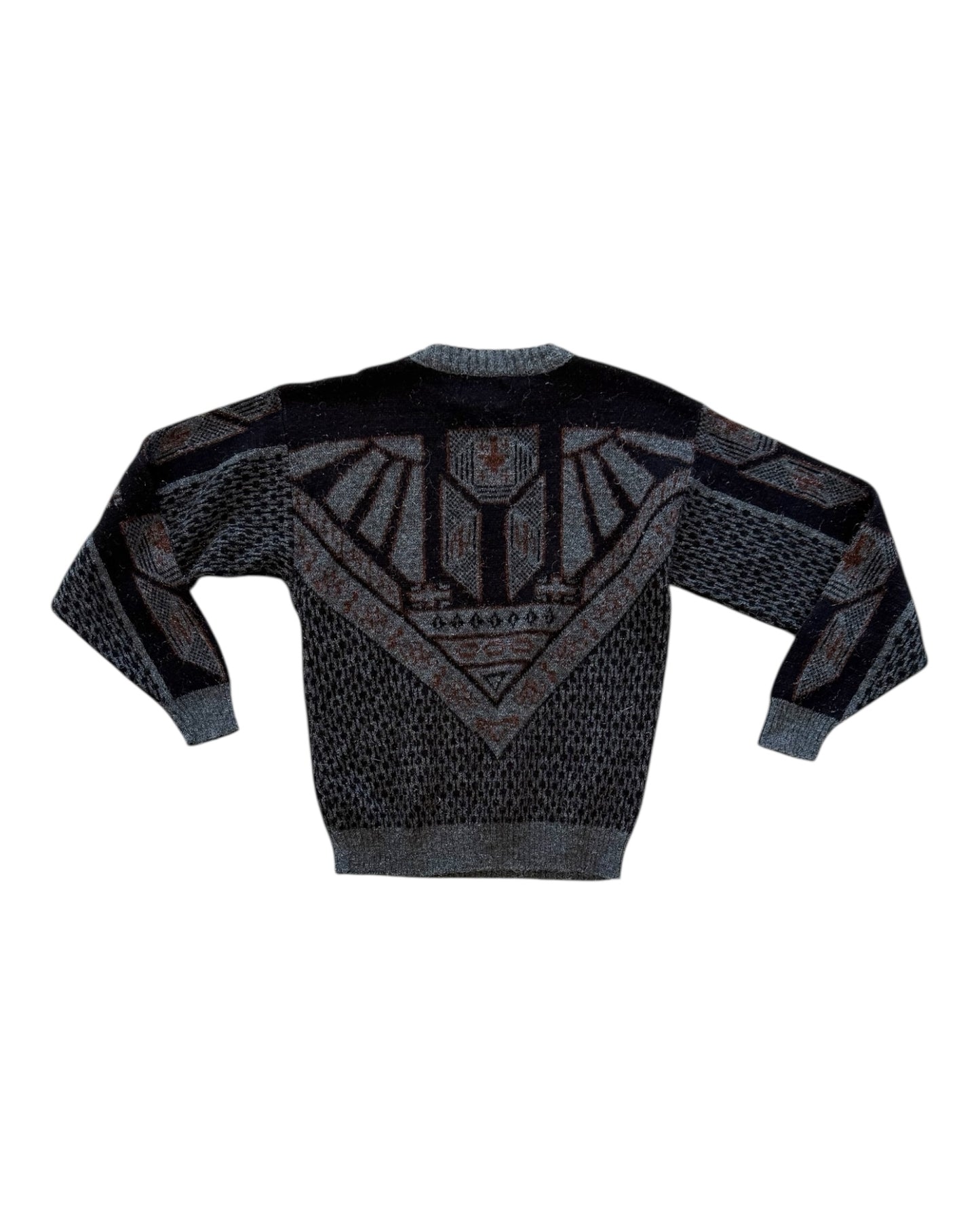 Vintage Grey Shimmer Sweater