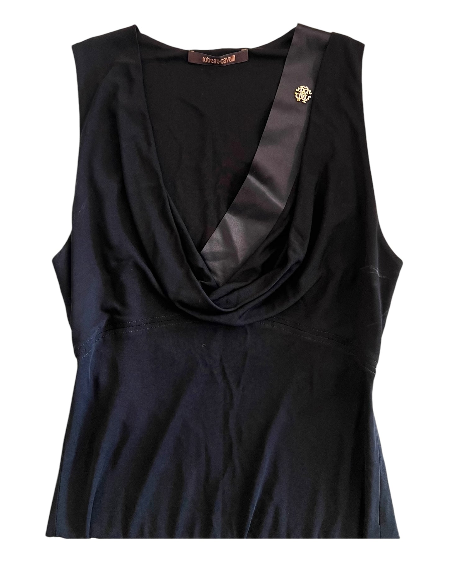 Vintage 2008 Roberto Cavalli Black Dress