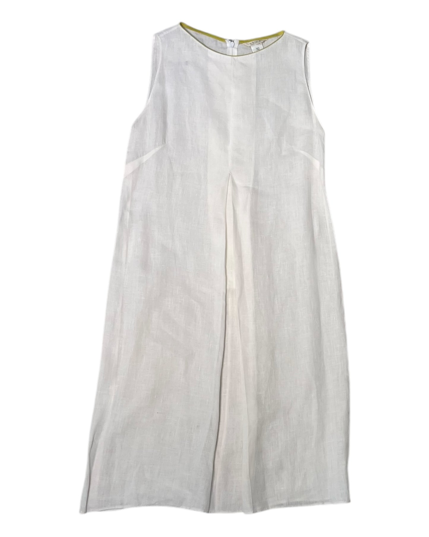 Vintage 2000 Krizia White Linen Dress