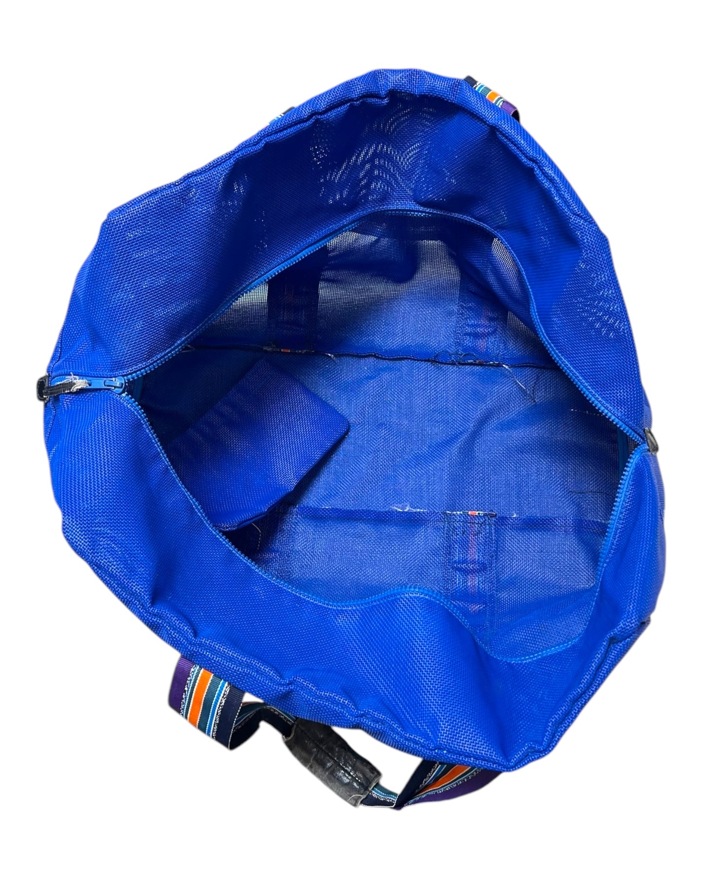 Vintage Missoni Blue Mesh Duffle Bag