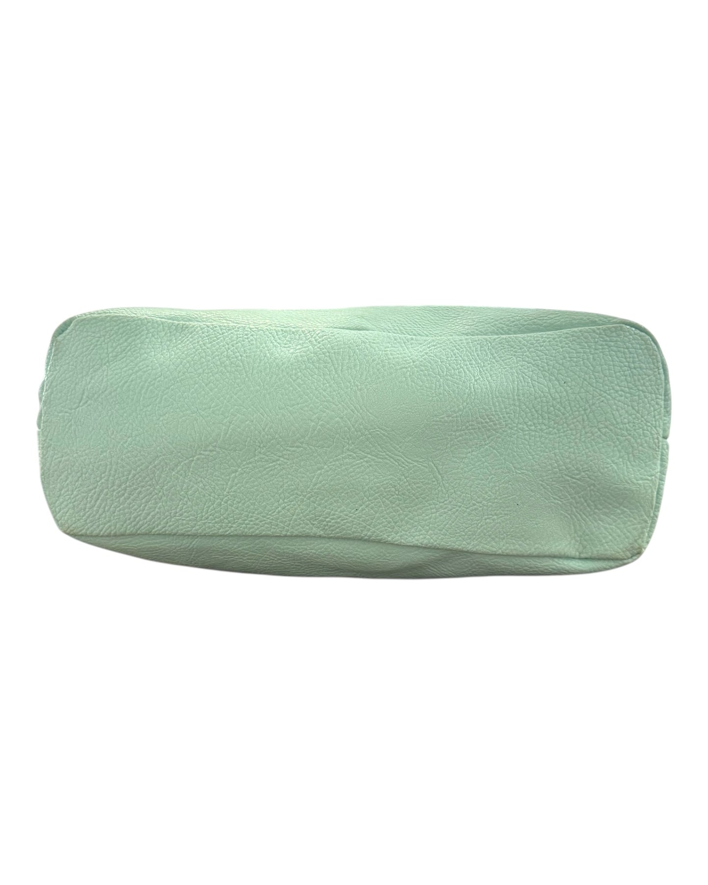 Vintage Turquoise Leather Shoulder Bag