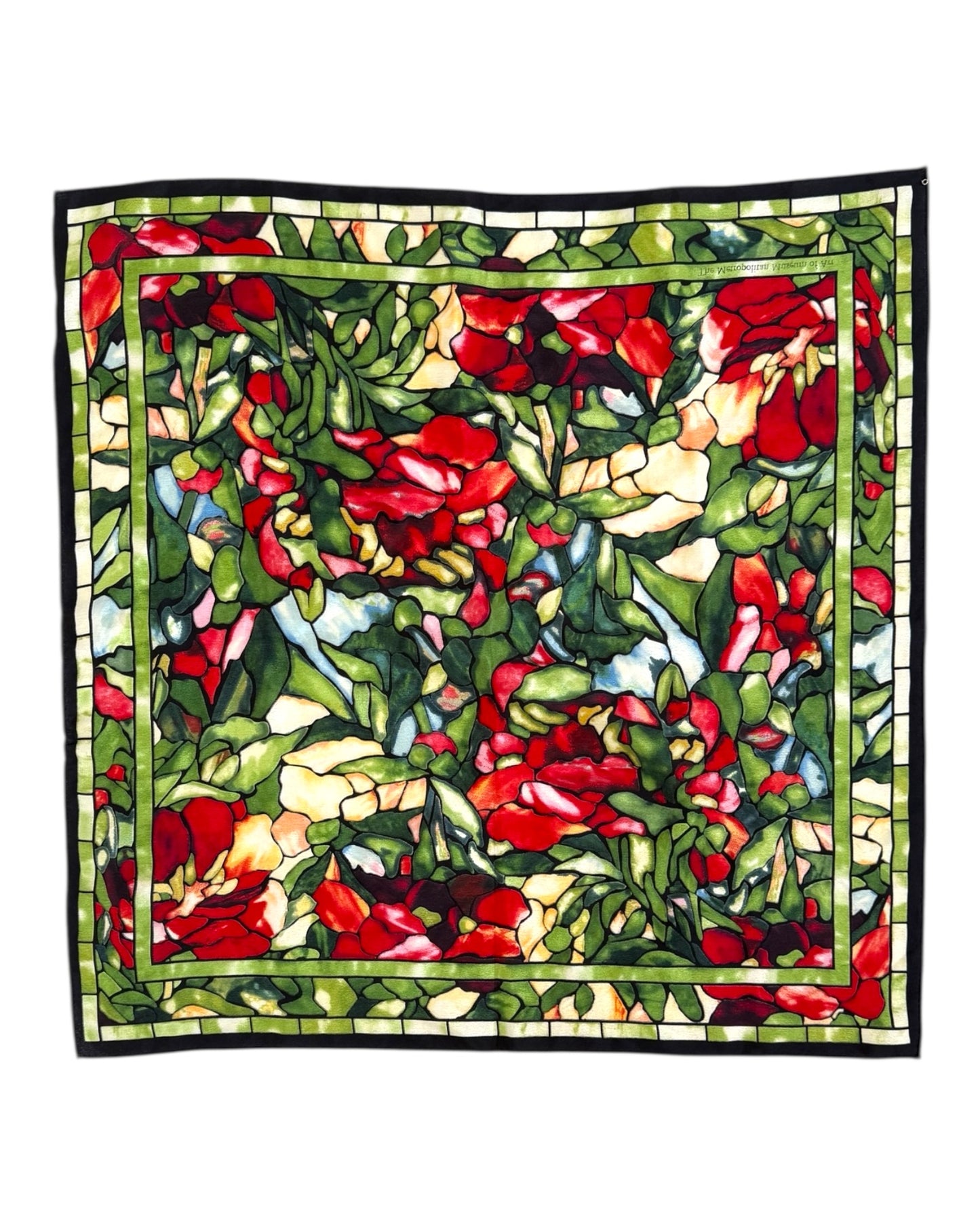 Vintage Stained Glass Silk Scarf from the Metropolitan Museum of Art