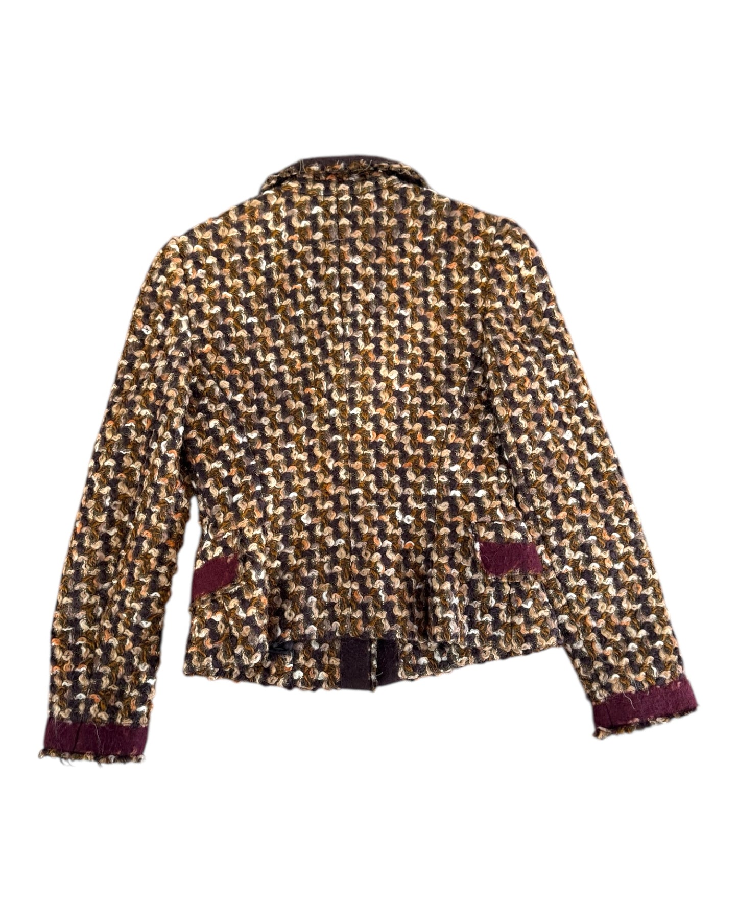 Vintage 2010 Prada Brown Wool Blazer