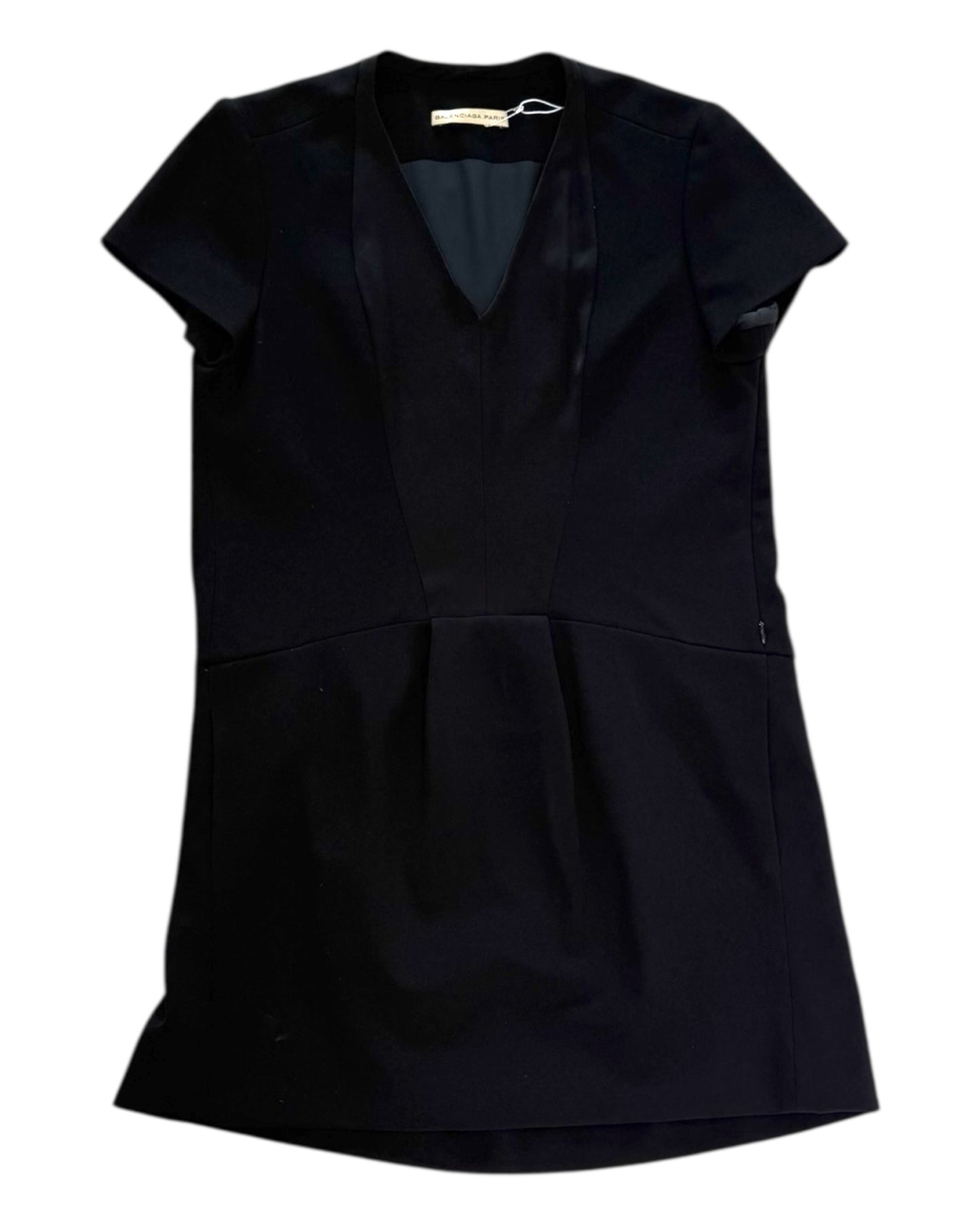 Vintage 2009 Balenciaga Black Shift Dress