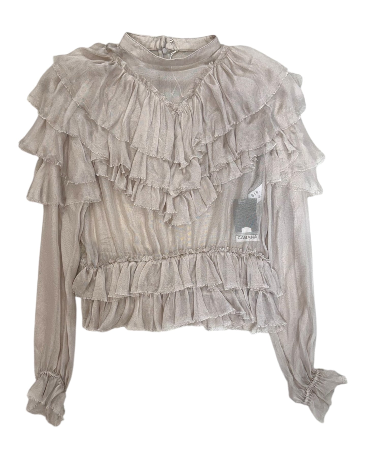 Pre-Loved SIR Bone Cosette Ruffle Top