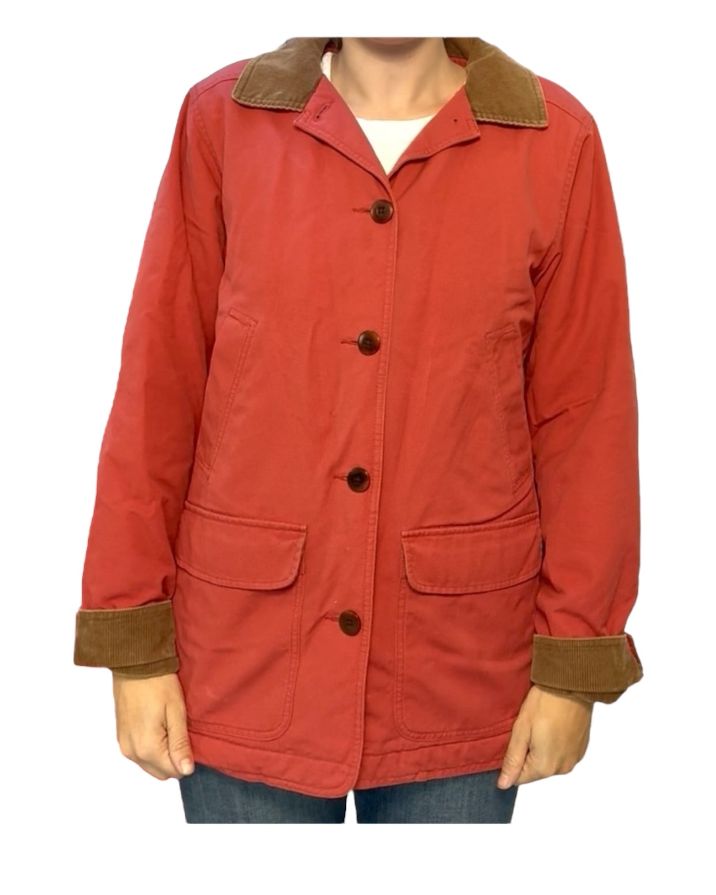 Vintage L.L. Bean Red Chore Coat