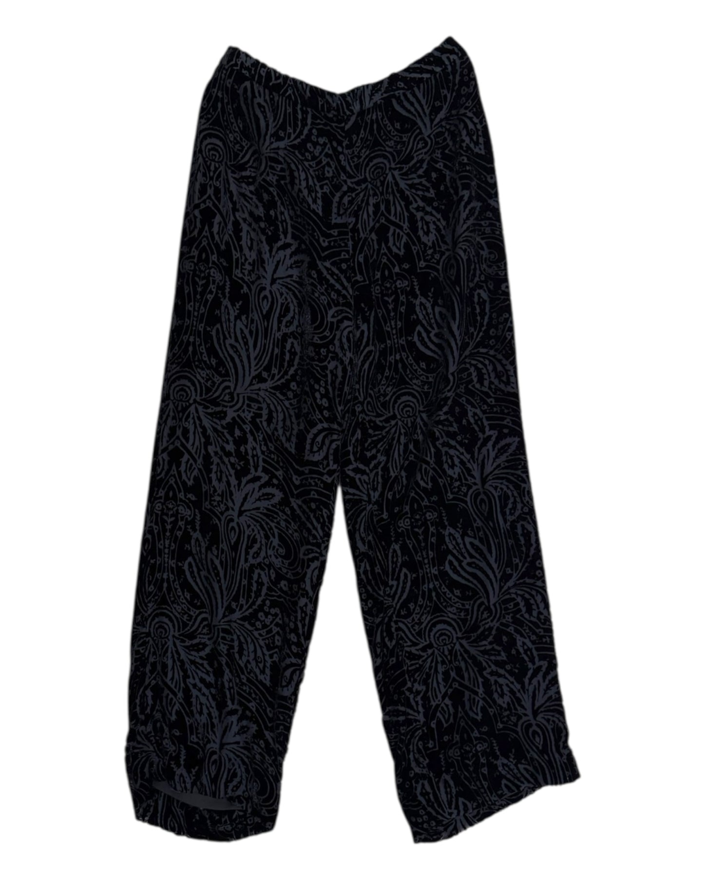 Vintage Oscar de la Renta Black Velvet Pants