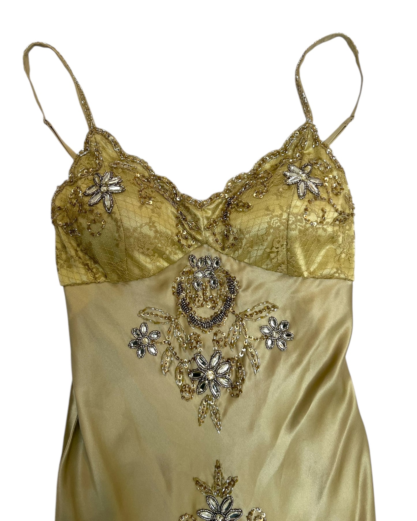 Vintage Sue Wong Golden Dress
