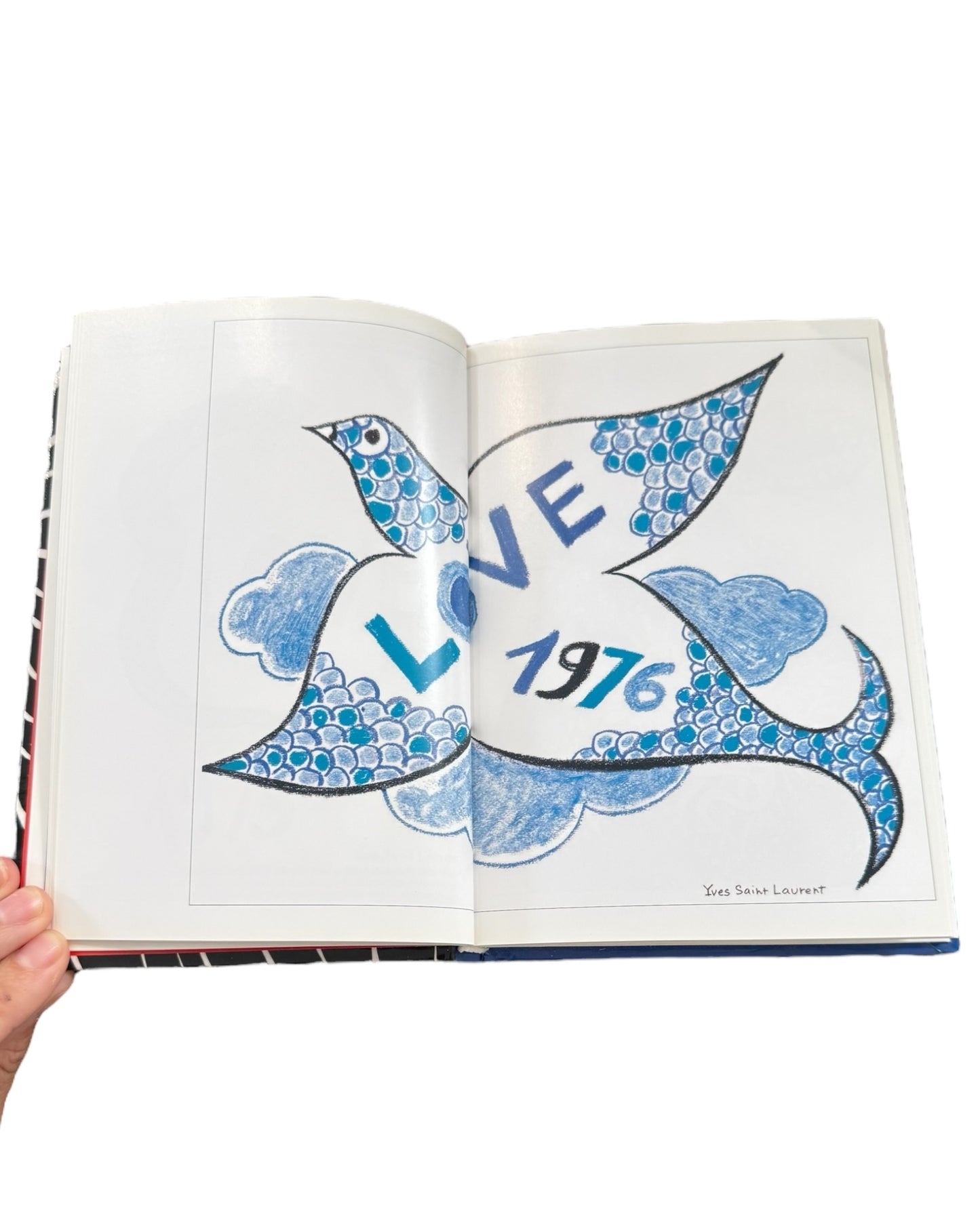 Pre-Loved 2018 Yves Saint Laurent "LOVE" Coffee Table Book