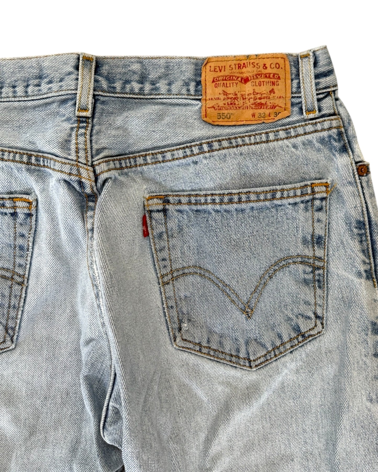 Vintage Light-Wash Levi's 550 Jeans