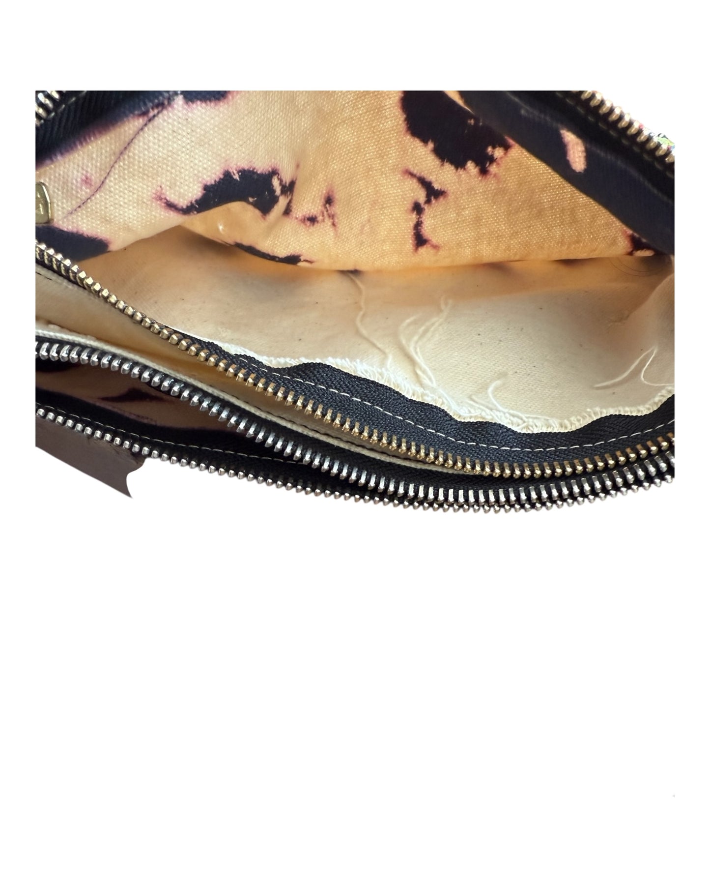 Reworked Vintage Clutch with XL Braided Handle