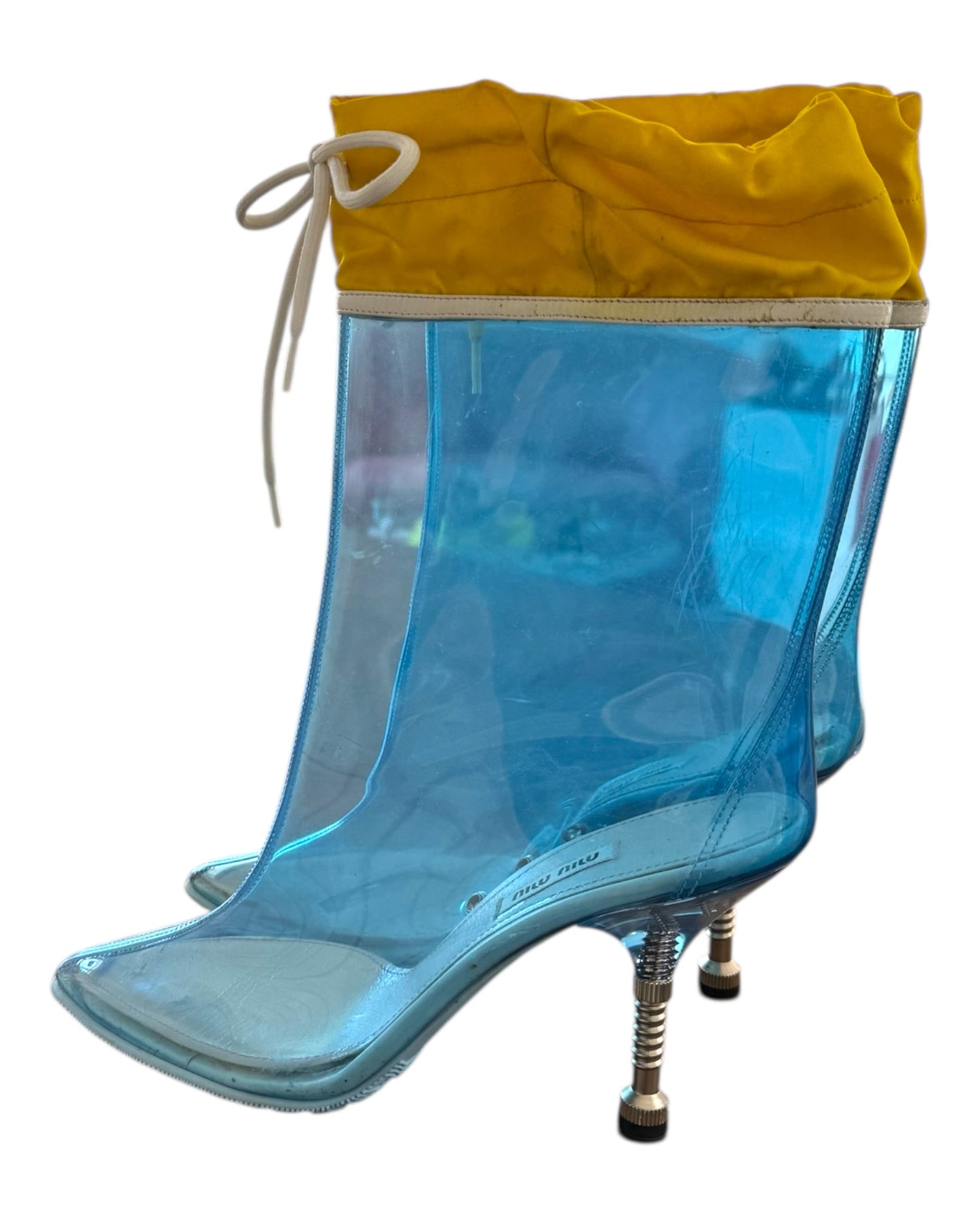 Vintage Miu Miu Rain Boot Heels